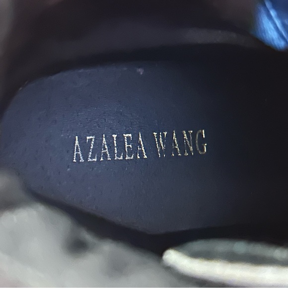 Akira Azalea Wang Tryna Black Lace-up Crystallized Gems Bootie 7 - Picture 13 of 13